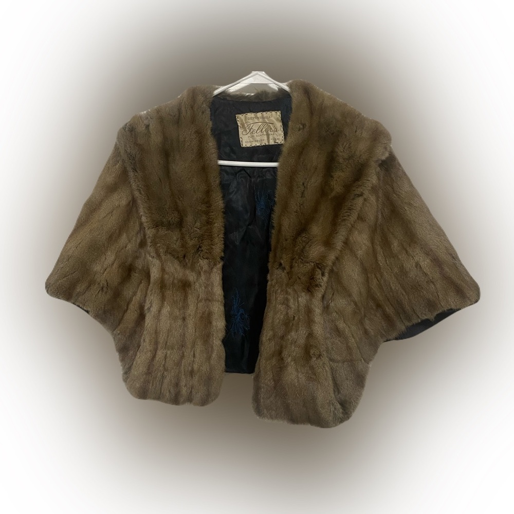 Real Russian squirrel shawl